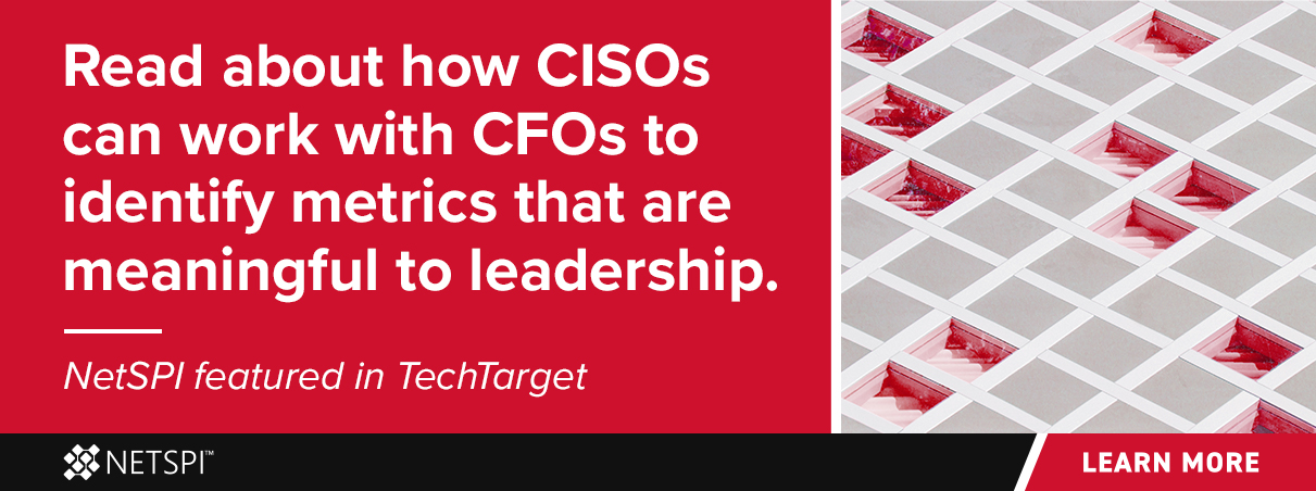 Read about how CISOs can work with CFOs to identify metrics that are meaningful to leadership.