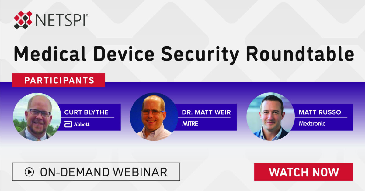 Medical Device Security Webinar