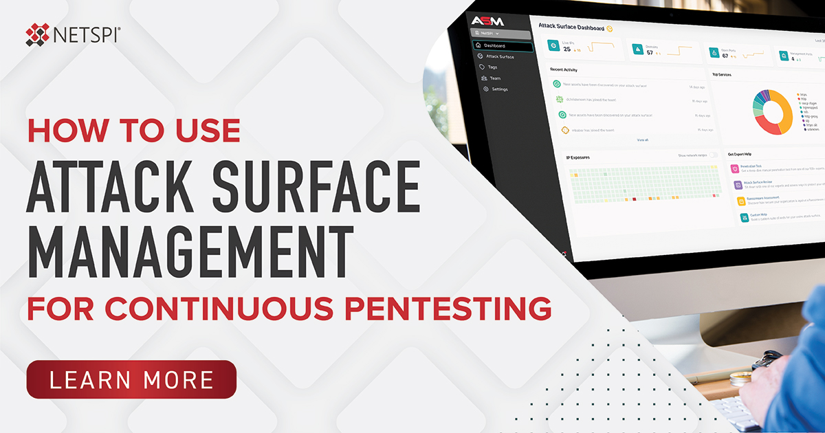 How to Use Attack Surface Management for Continuous Pentesting